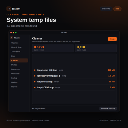 Ri-zent - Intelligent File Management (MAC & WINDOW DESKTOP)