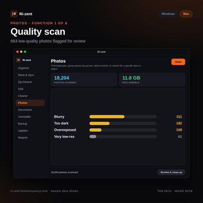 KEY ONLY - Ri-zent - Intelligent File Management (MAC & WINDOW DESKTOP)