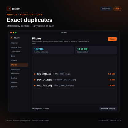 Ri-zent - Intelligent File Management (MAC & WINDOW DESKTOP)
