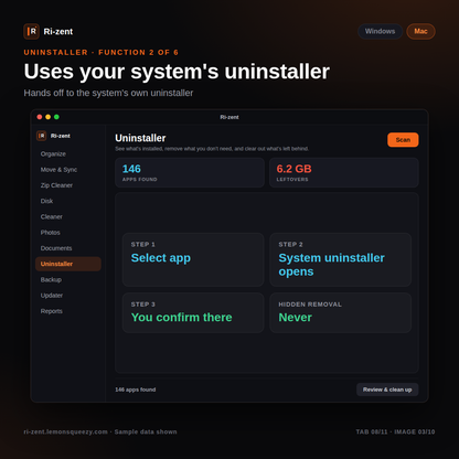 Ri-zent - Intelligent File Management (MAC & WINDOW DESKTOP)