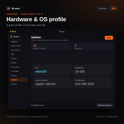 Ri-zent - Intelligent File Management (MAC & WINDOW DESKTOP)