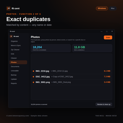 Ri-zent - Intelligent File Management (MAC & WINDOW DESKTOP)