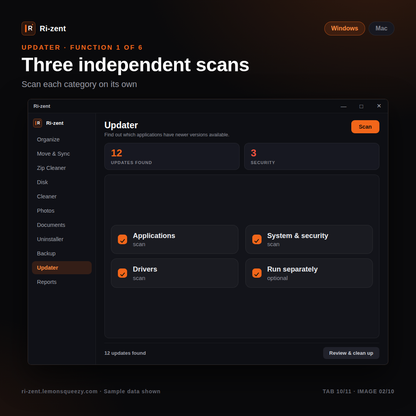 KEY ONLY - Ri-zent - Intelligent File Management (MAC & WINDOW DESKTOP)